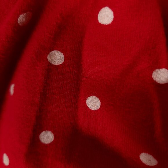 Hanna Andersson Red White Polka Dot Dress Girls 120 6-7 Y Ruffles Cotton - Picture 10 of 11
